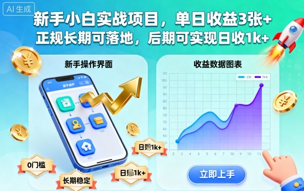 久爱副业网,网赚项目,网赚论坛博客网分享新手小白实战项目，单日收益3张+，正规长期可落地，后期可实现日收1k+【揭秘】