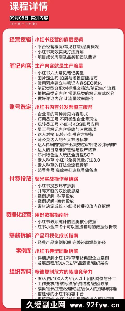 图片[4]-万牛会-小红书种草实训营9月8日杭州线下课8小时完整版（价值2499元）_-就爱副业网