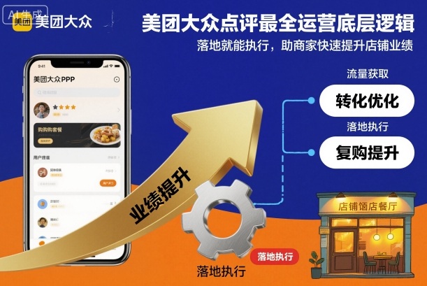 久爱副业网,网赚项目,网赚论坛博客网分享美团大众点评最全运营底层逻辑，落地就能执行，助商家快速提升店铺业绩