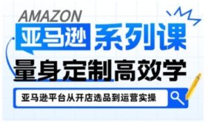 亚马逊新手开店从入门到精通，全面覆盖亚马逊开店各阶段要点，助新手从入门到精通-就爱副业网