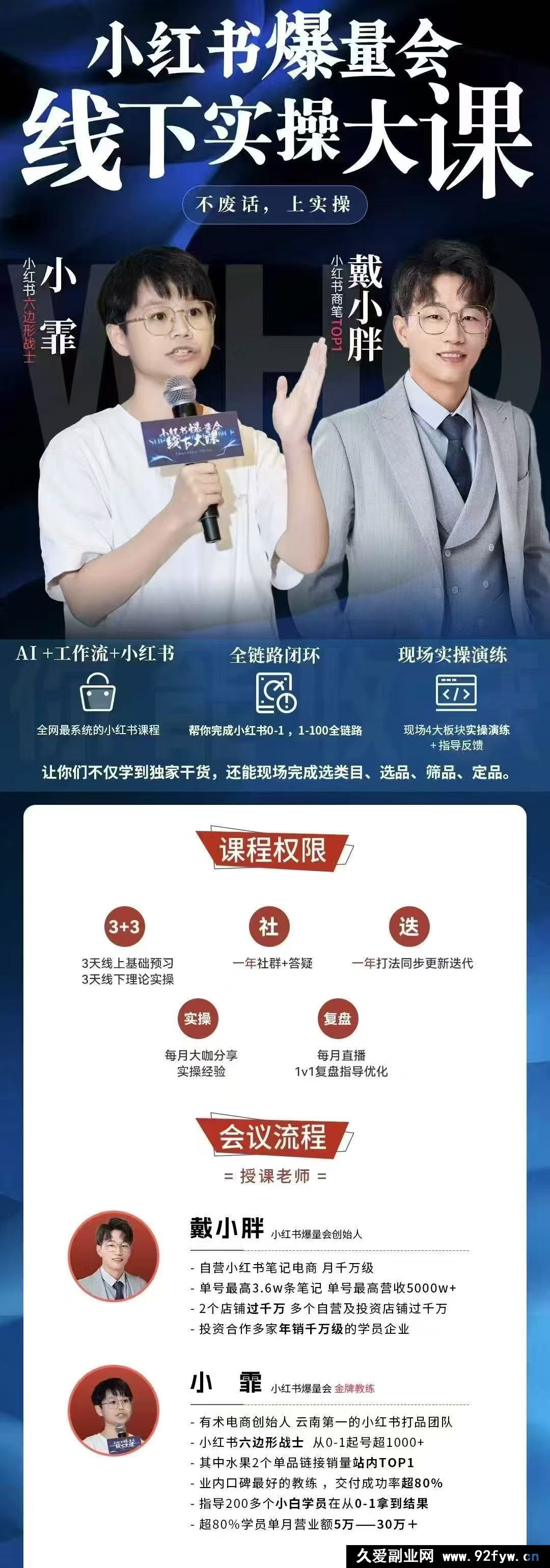 图片[4]-戴小胖-小红书爆量会10月24-26号杭州线下课【3天完整版】(价值6980元)_-就爱副业网