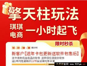 琪琪电商-拼多多擎天柱玩法【1.5版本】2025年11月_-就爱副业网