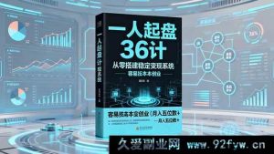 （16408期）36 计助你一人起盘：搭建低成本创业稳定变现系统，月入轻松超五位数-就爱副业网