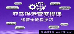 10 月更新!亚马逊运营实战课,选品思路与关键要点,广告全新攻略及大促细节提升技巧-就爱副业网
