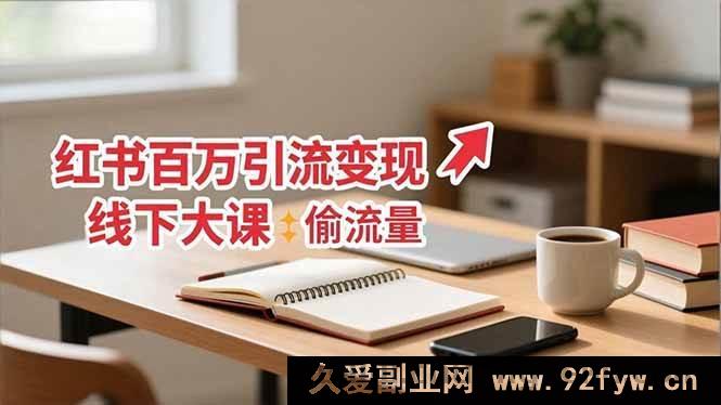 图片[1]-（16661期）小红书超实用百万引流变现线下大课：揭秘0到百万引流秘籍，手把手教精准获客拿成果-就爱副业网