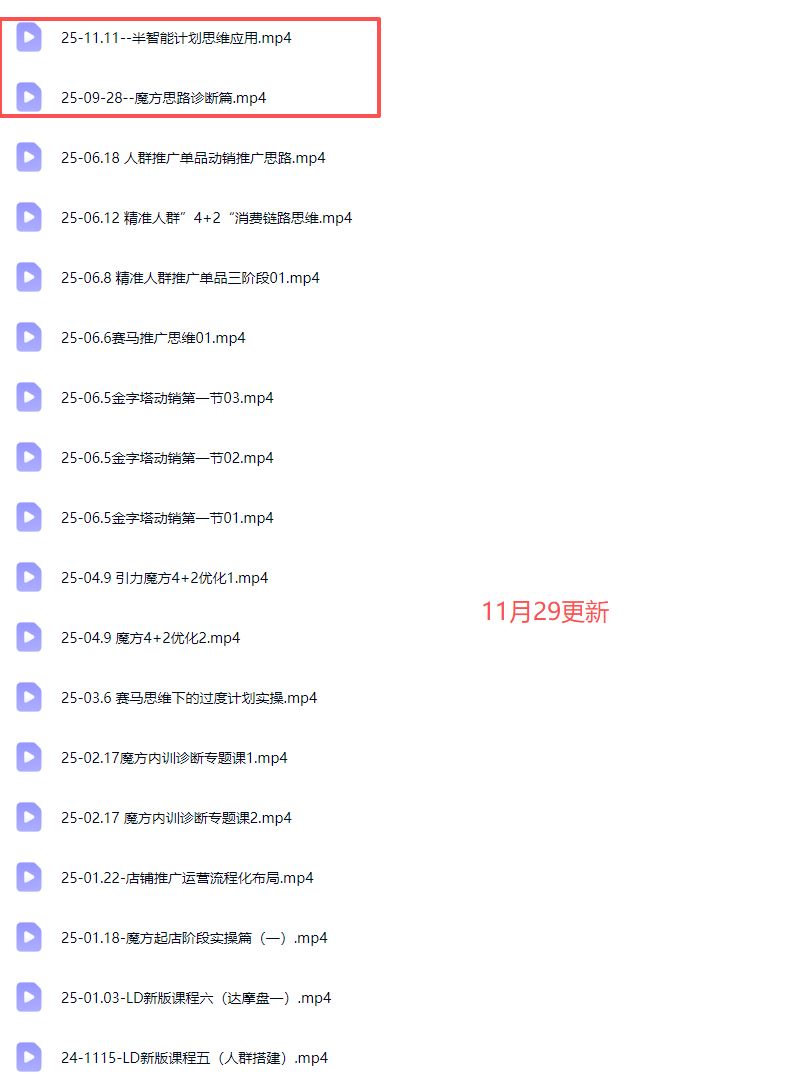 图片[4]-老邓电商-2025淘宝开店运营教程直通车11月29重磅更新 (价值3980元)_-就爱副业网