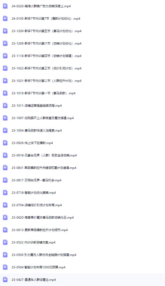 图片[6]-老邓电商-2025淘宝开店运营教程直通车11月29重磅更新 (价值3980元)_-就爱副业网