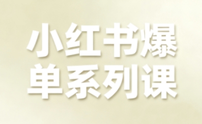 久爱副业网,网赚项目,网赚论坛博客网分享小红书爆单系列课,聚焦小红书电商全链路增长(更新)