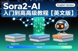 Sora2-AI入门到高级教程【英文版】-就爱副业网