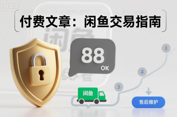 久爱副业网,网赚项目,网赚论坛博客网分享付费文章:闲鱼交易指南,怎么才能降低被坑被马扁的概率