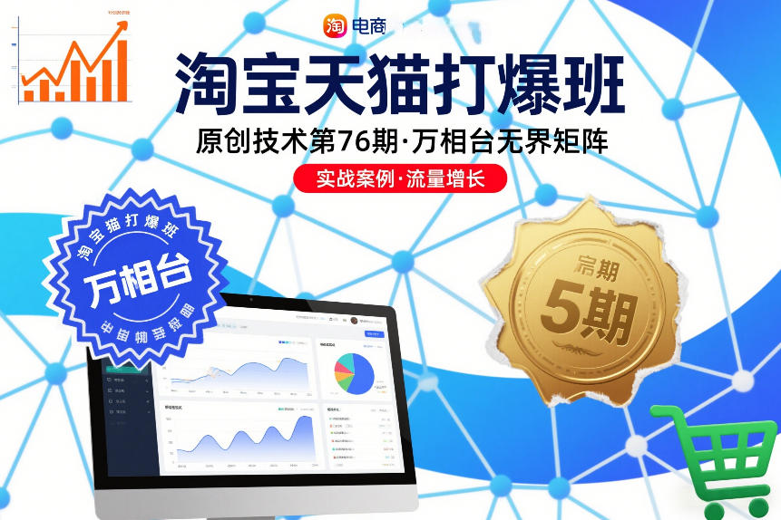 久爱副业网,网赚项目,网赚论坛博客网分享淘宝天猫打爆班原创技术第76期,万相台无界矩阵