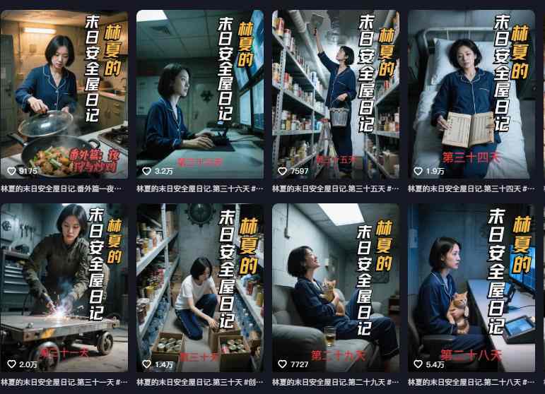 久爱副业网,网赚项目,网赚论坛博客网分享十个作品涨粉近20W!用AI制作末日安全日记连载,日入4位数,评论区爆肝求更新(附详细步骤)