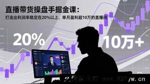 （16727期）直播带货操盘秘籍：构建月赚超10万且利润率20%+的直播间-就爱副业网