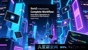 （16758期）全新英文版Sora2 AI视频生成系统教程：零基础到专业级制作全流程-就爱副业网