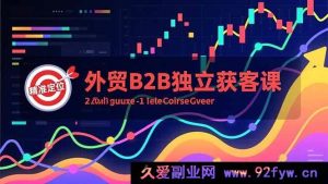 (16856期)外贸B2B独立获客新招:Facebook主页创新搭建与精准广告获高询盘-就爱副业网