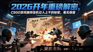 (16904期)2026年全新视角揭秘CSGO游戏搬砖挂机日入过千的独门诀窍-就爱副业网