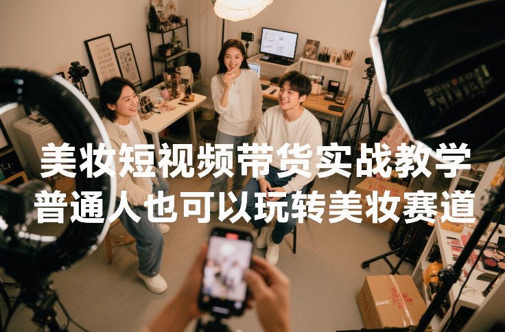 久爱副业网,网赚项目,网赚论坛博客网分享美妆短视频带货实战教学,普通人也可以玩转美妆赛道