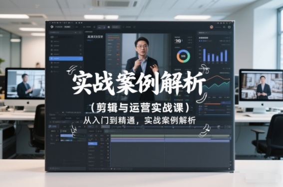 久爱副业网,网赚项目,网赚论坛博客网分享剪辑与运营实战课,从入门到精通,实战案例解析(更新2026)