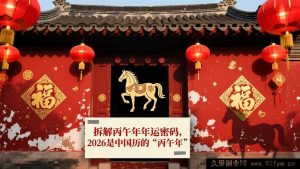 （17038期）付费解析：2026丙午年运核心要点，中国历丙午年运势怎么看-就爱副业网