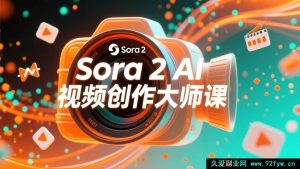 (17081期)Sora 2 AI视频实战课:从0到1搞定创作全流程 做出百万级播放AI短视频-就爱副业网