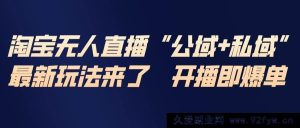 （17098期）淘宝AI无人直播全套干货 私域公域双玩法落地技巧-就爱副业网