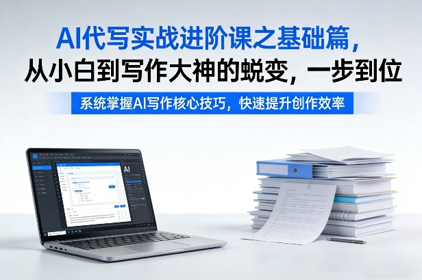 久爱副业网,网赚项目,网赚论坛博客网分享AI代写实战进阶课之基础篇,从小白到写作大神的蜕变,一步到位【揭秘】
