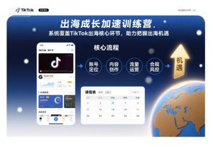 出海成长加速训练营,系统覆盖TikTok出海核心环节,助力把握出海机遇(更新)-就爱副业网