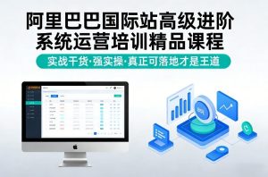 阿里巴巴国际站高级进阶系统运营培训精品课程，实战干货，强实操，真正可落地才是王道-就爱副业网