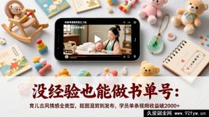 (17389期)0基础上手短视频书单号:育儿古风情感多题材覆盖,抠图混剪+发布全流程,学员单条收益超2000-就爱副业网