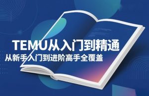 TEMU从入门到精通,从新手入门到进阶高手全覆盖-就爱副业网